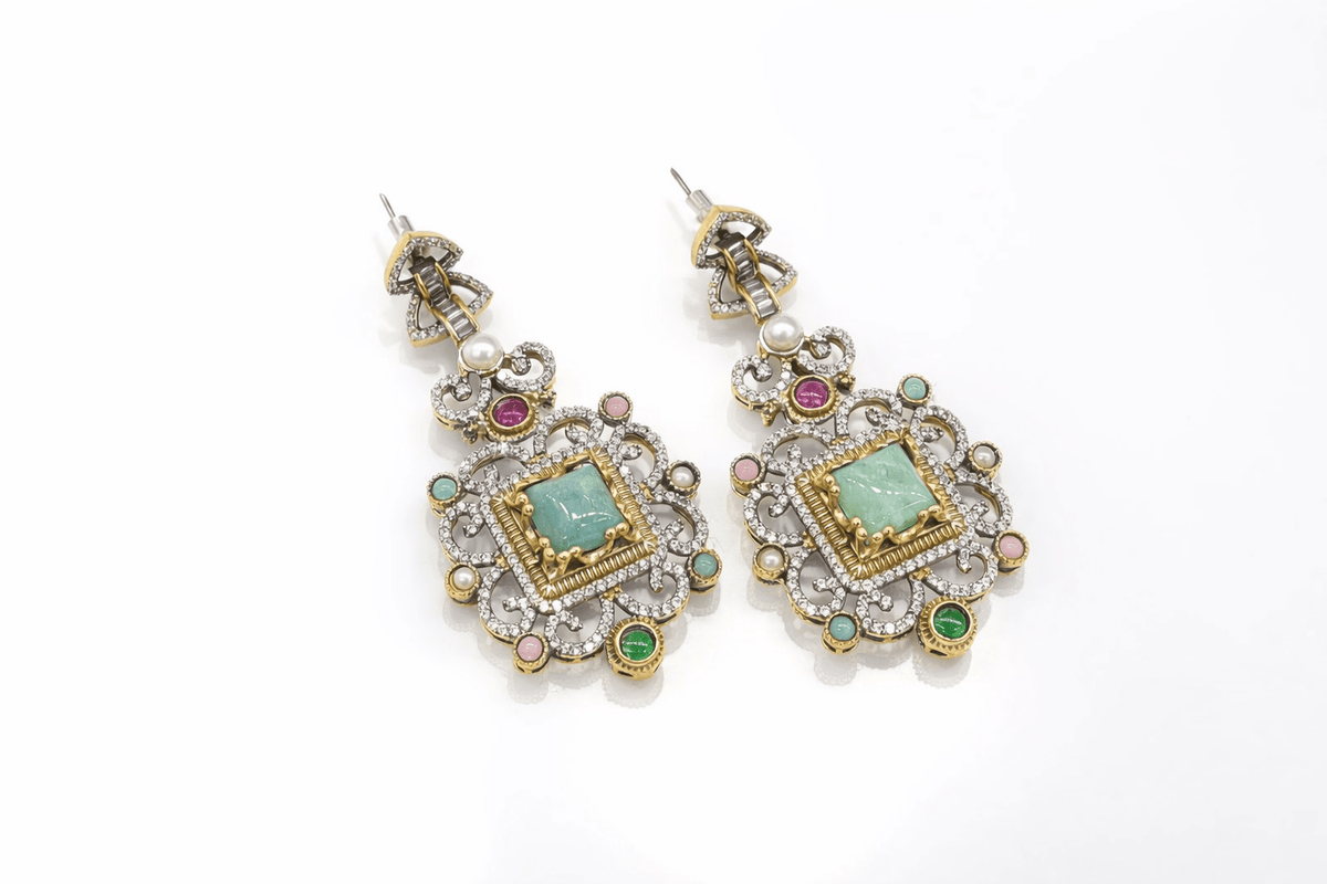 Sabyasachi Earrings 09400 - KRISHNA'S SWETA JEWELLERY