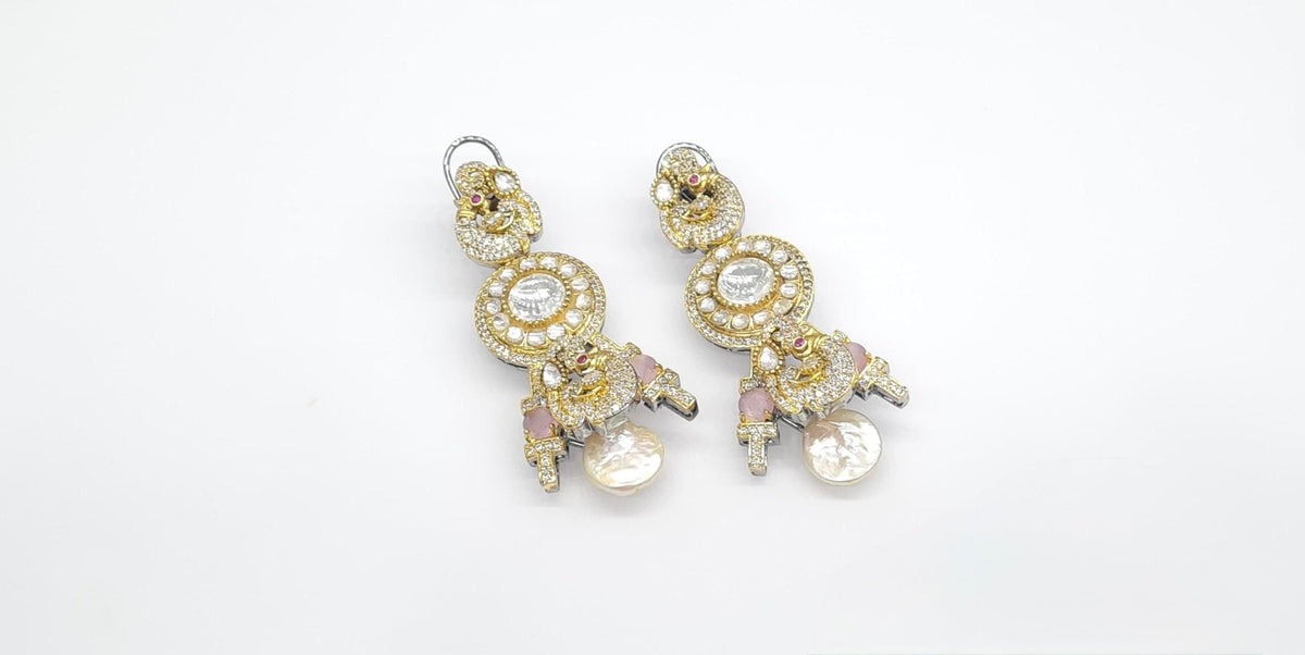 Sabyasachi Earrings 09402 - KRISHNA'S SWETA JEWELLERY