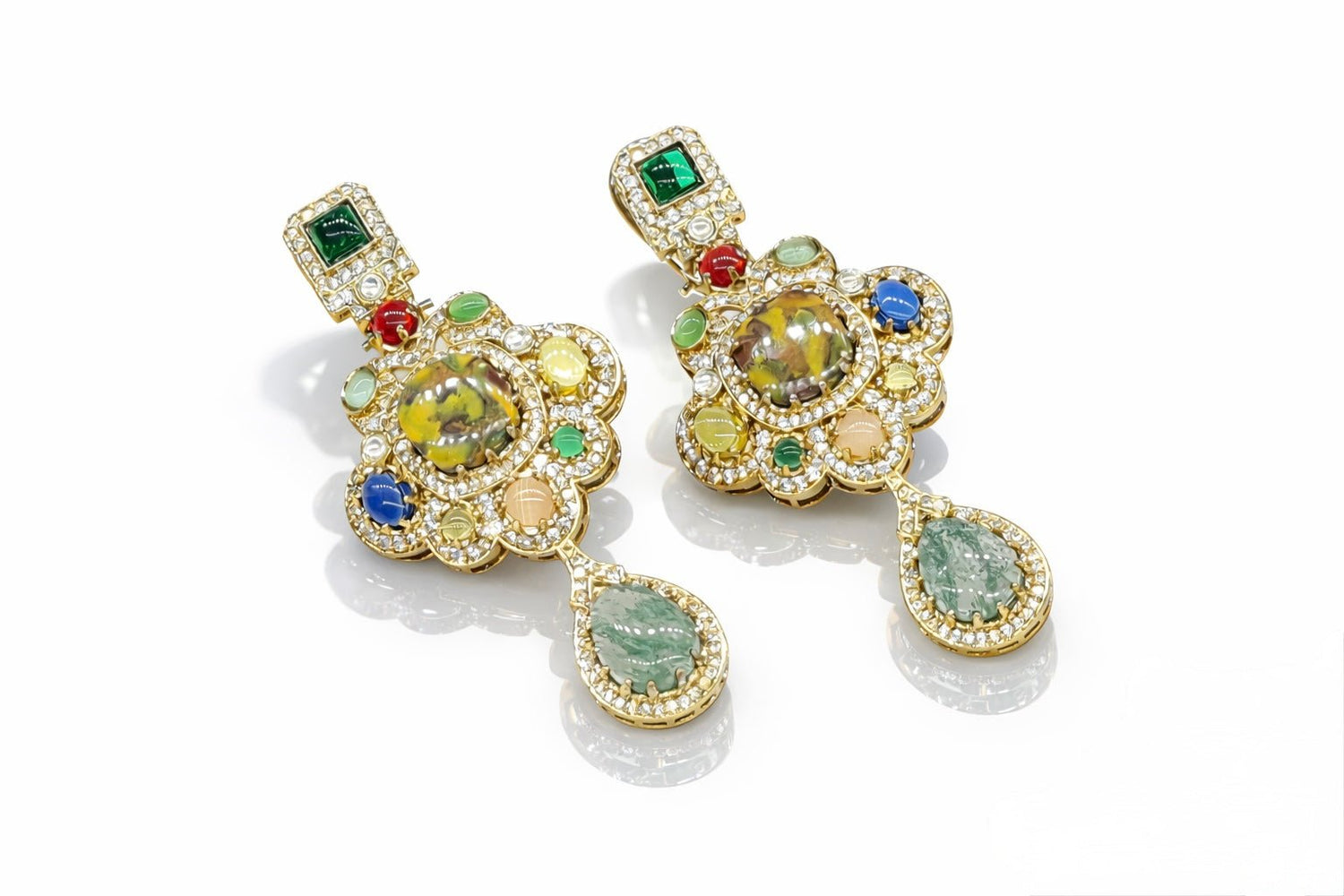 Sabyasachi Earrings 09404 - KRISHNA'S SWETA JEWELLERY