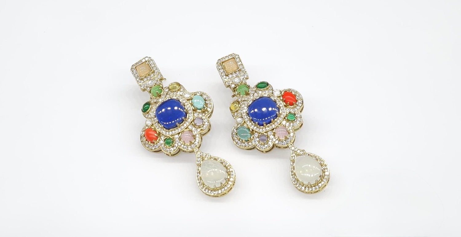 Sabyasachi Earrings 09404 - KRISHNA'S SWETA JEWELLERY