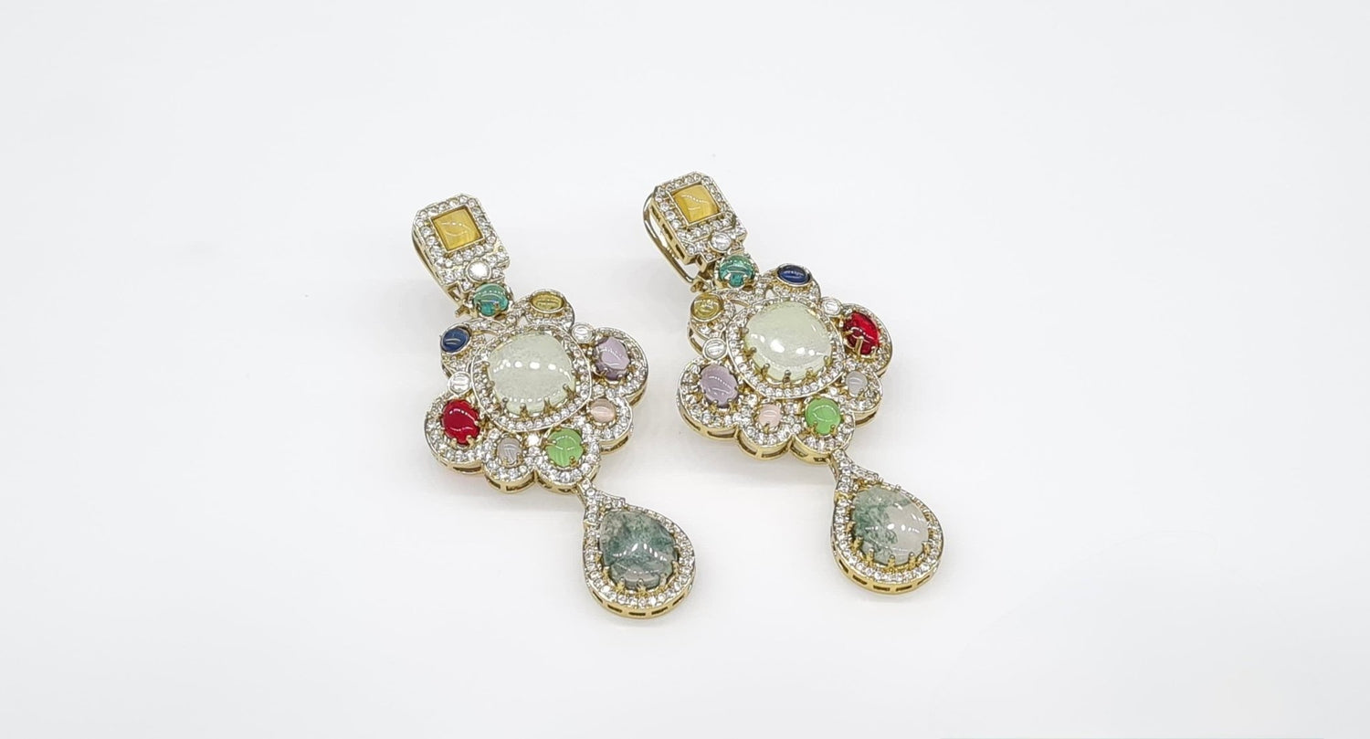 Sabyasachi Earrings 09404 - KRISHNA'S SWETA JEWELLERY