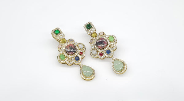 Sabyasachi Earrings 09404 - KRISHNA'S SWETA JEWELLERY