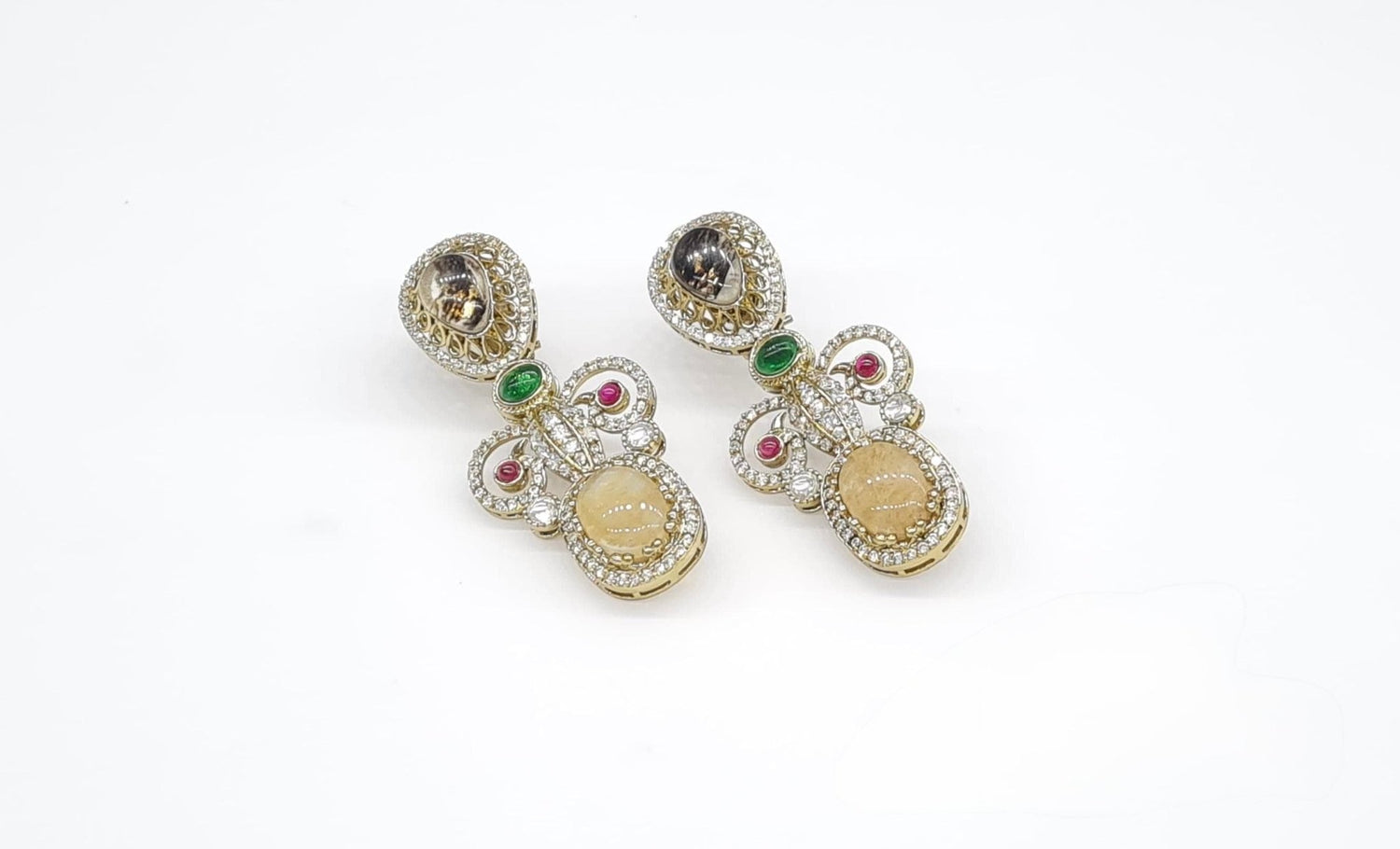 Sabyasachi Earrings 09405 - KRISHNA'S SWETA JEWELLERY