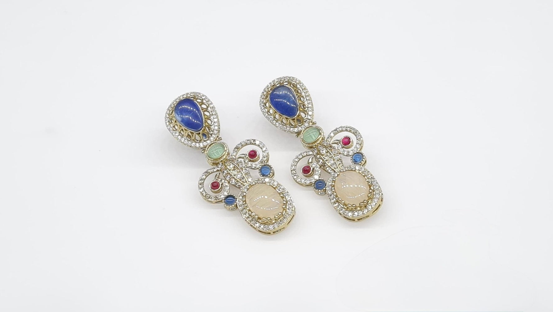 Sabyasachi Earrings 09405 - KRISHNA'S SWETA JEWELLERY