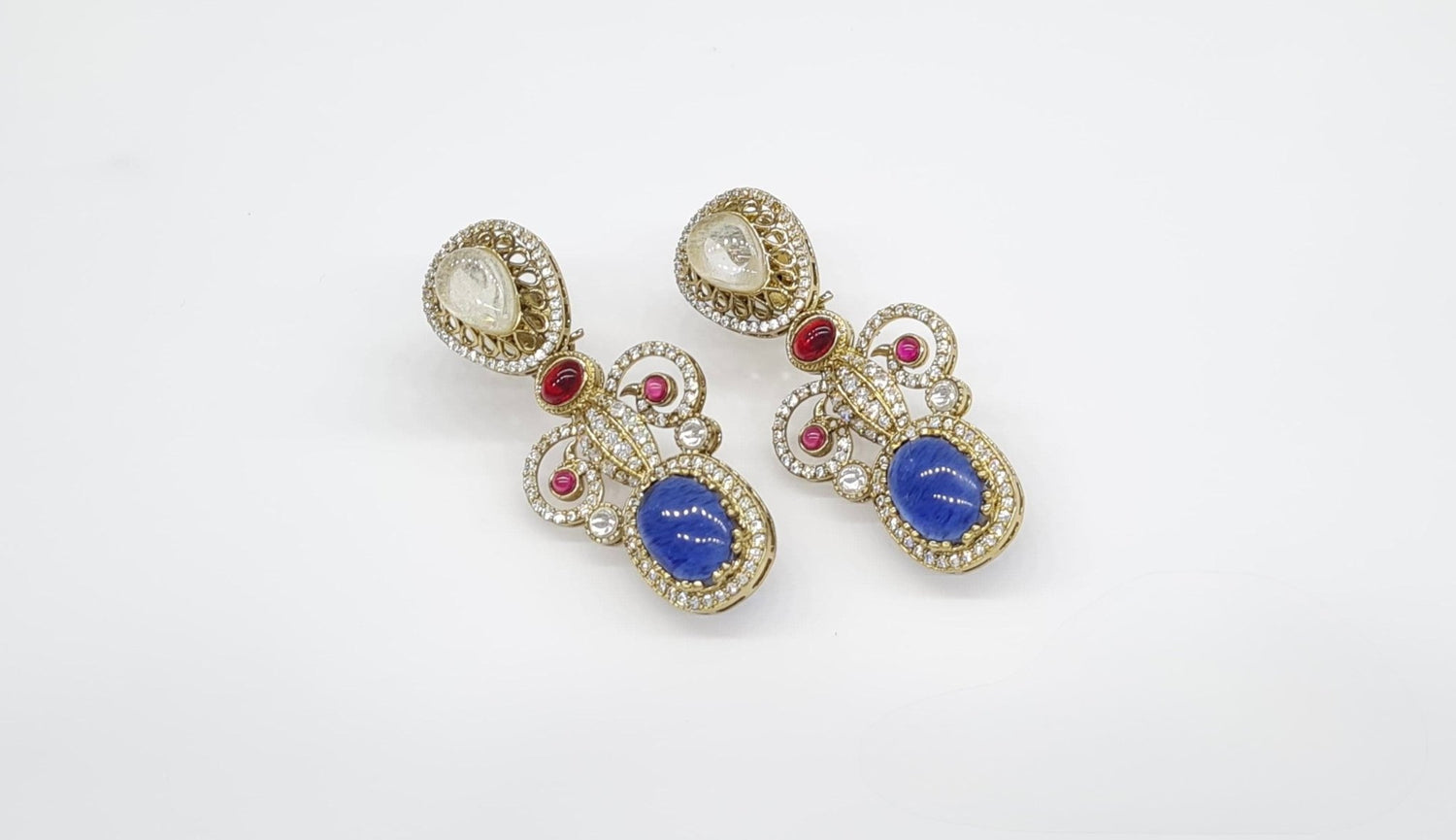 Sabyasachi Earrings 09405 - KRISHNA'S SWETA JEWELLERY