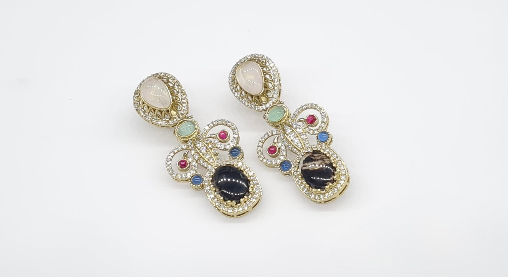 Sabyasachi Earrings 09405 - KRISHNA'S SWETA JEWELLERY