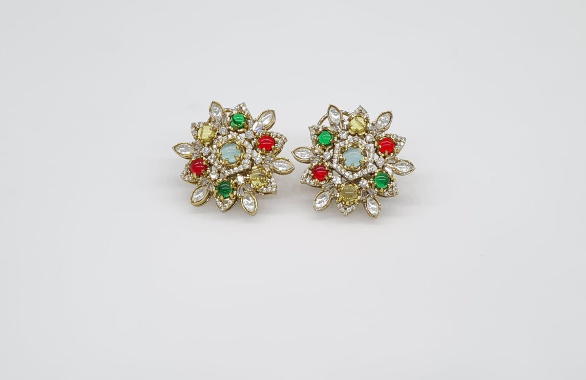 Sabyasachi Earrings 09406 - KRISHNA'S SWETA JEWELLERY
