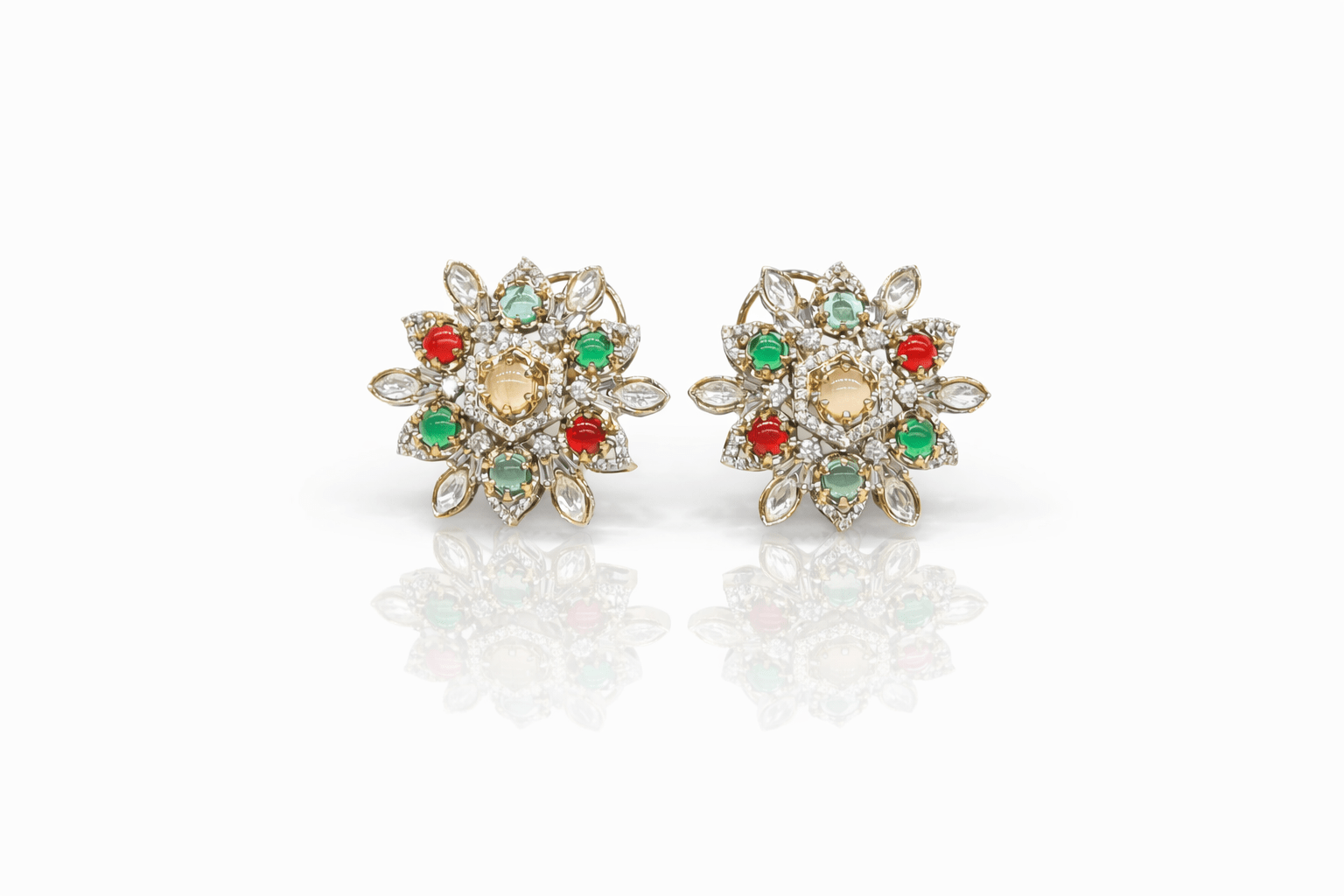 Sabyasachi Earrings 09406 - KRISHNA'S SWETA JEWELLERY