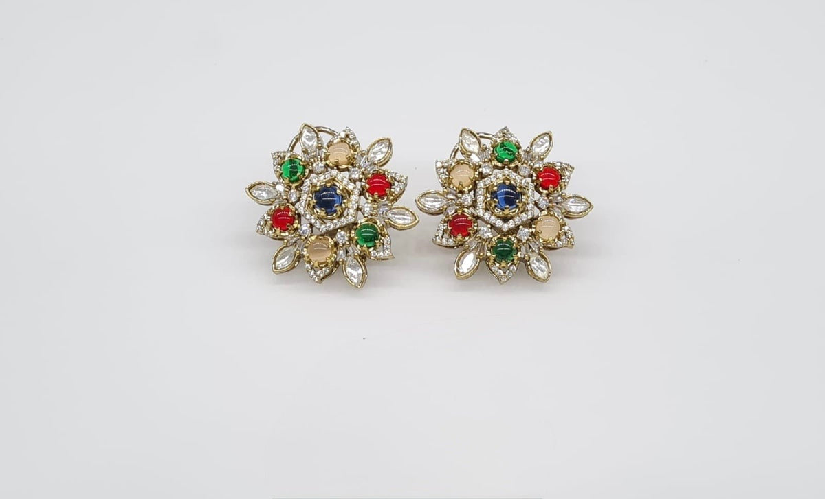Sabyasachi Earrings 09406 - KRISHNA'S SWETA JEWELLERY