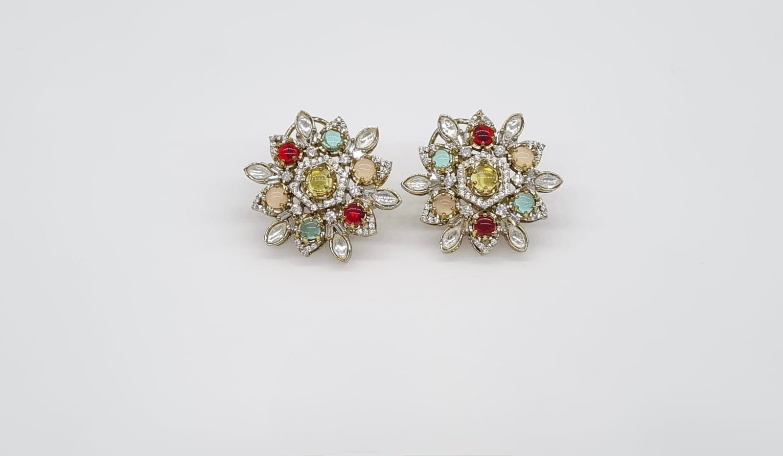 Sabyasachi Earrings 09406 - KRISHNA'S SWETA JEWELLERY