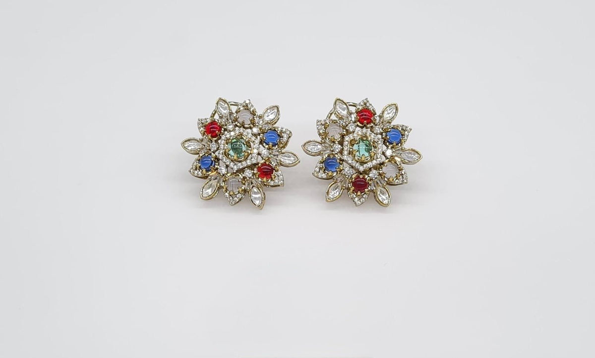 Sabyasachi Earrings 09406 - KRISHNA'S SWETA JEWELLERY