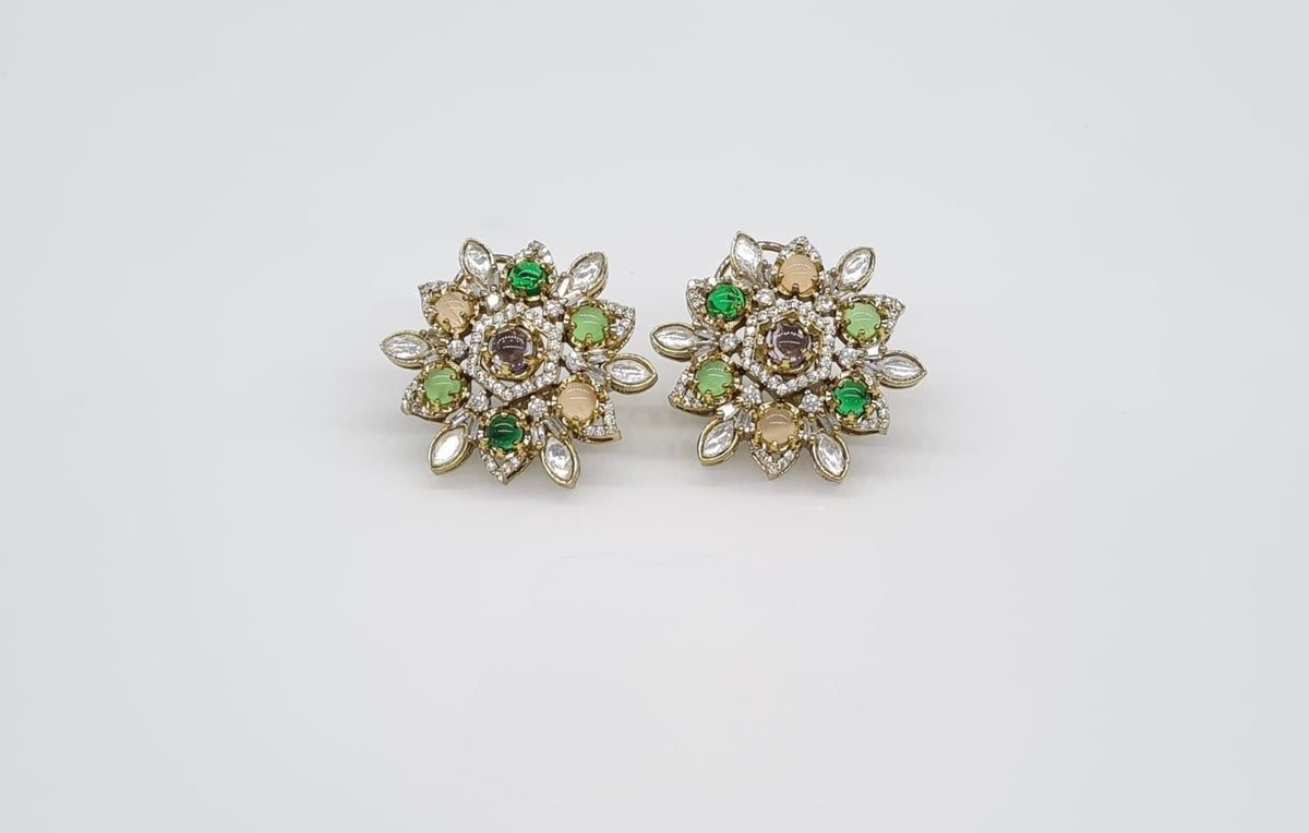Sabyasachi Earrings 09406 - KRISHNA'S SWETA JEWELLERY