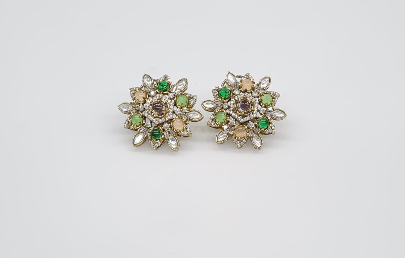 Sabyasachi Earrings 09406 - KRISHNA'S SWETA JEWELLERY