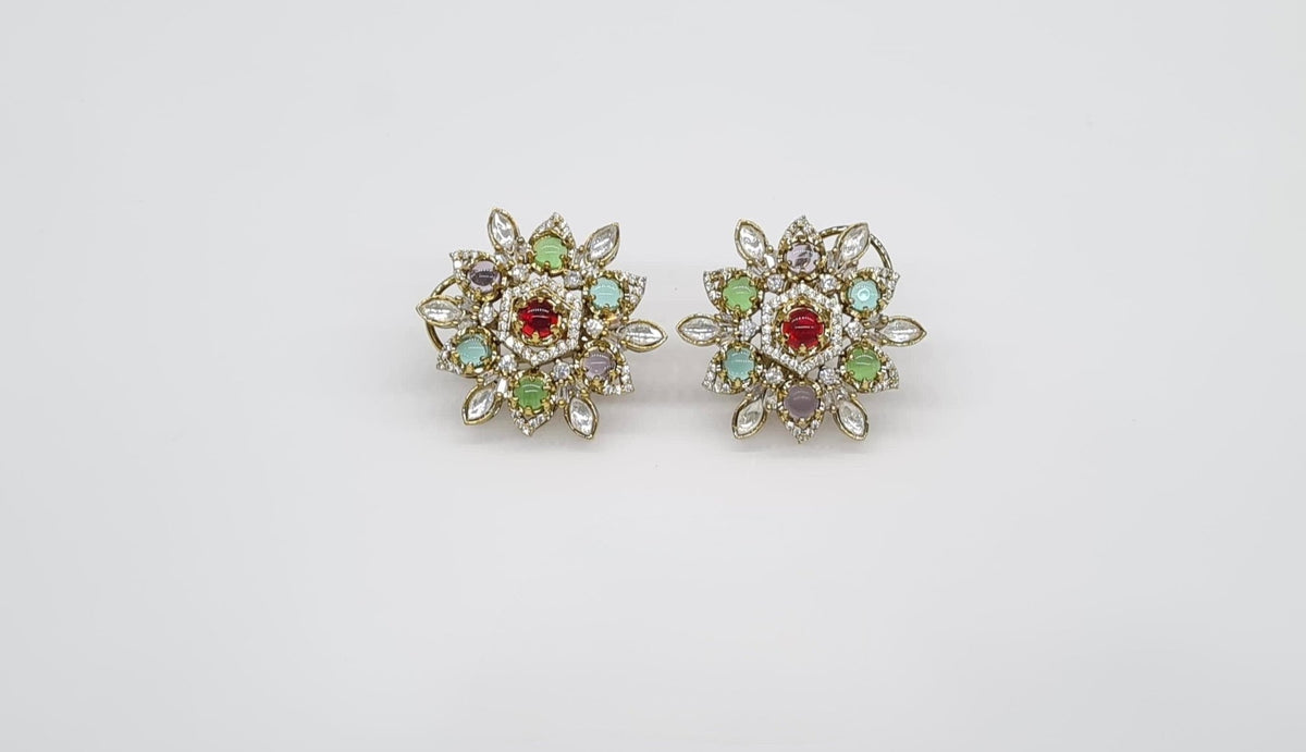 Sabyasachi Earrings 09406 - KRISHNA'S SWETA JEWELLERY