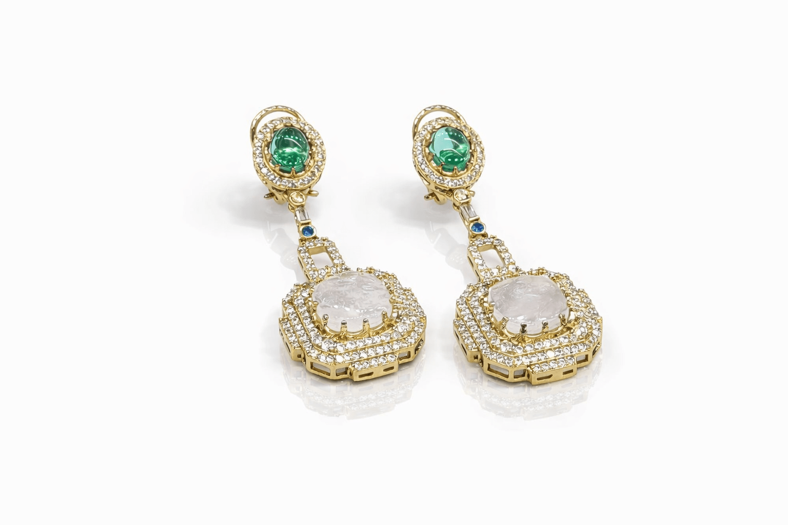 Sabyasachi Earrings 09408 - KRISHNA'S SWETA JEWELLERY