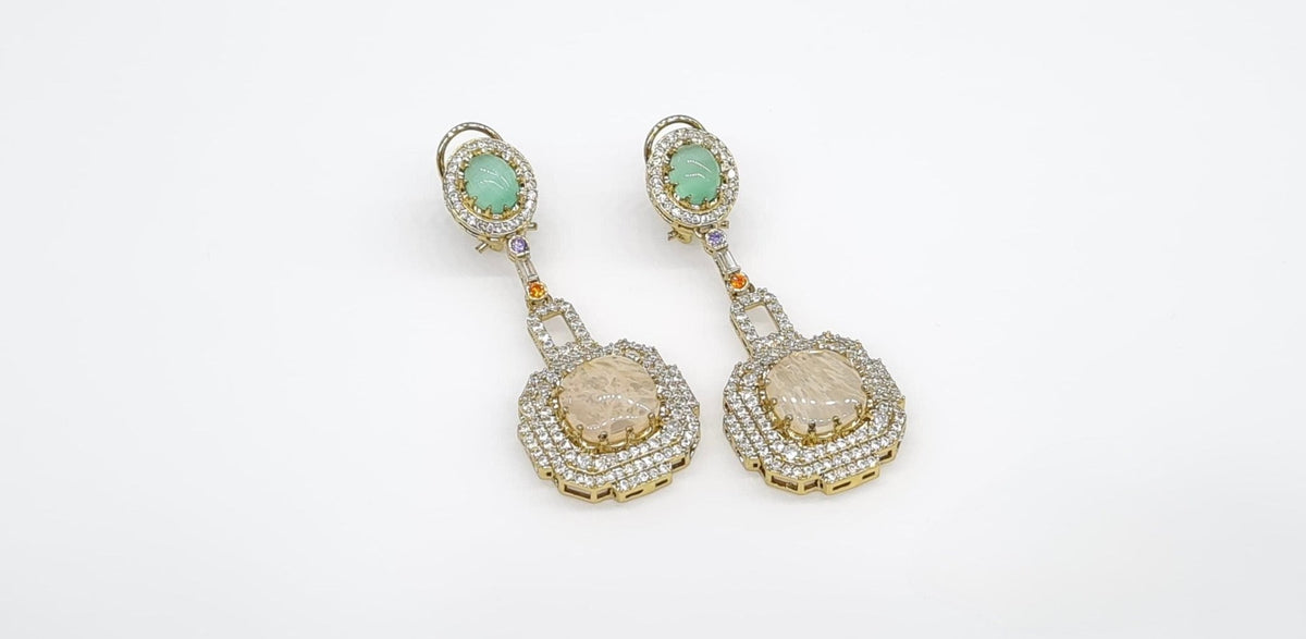 Sabyasachi Earrings 09408 - KRISHNA'S SWETA JEWELLERY