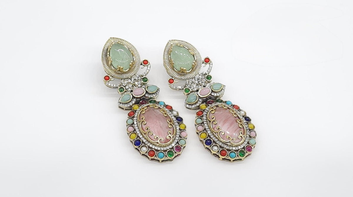 Sabyasachi Earrings 09409 - KRISHNA'S SWETA JEWELLERY