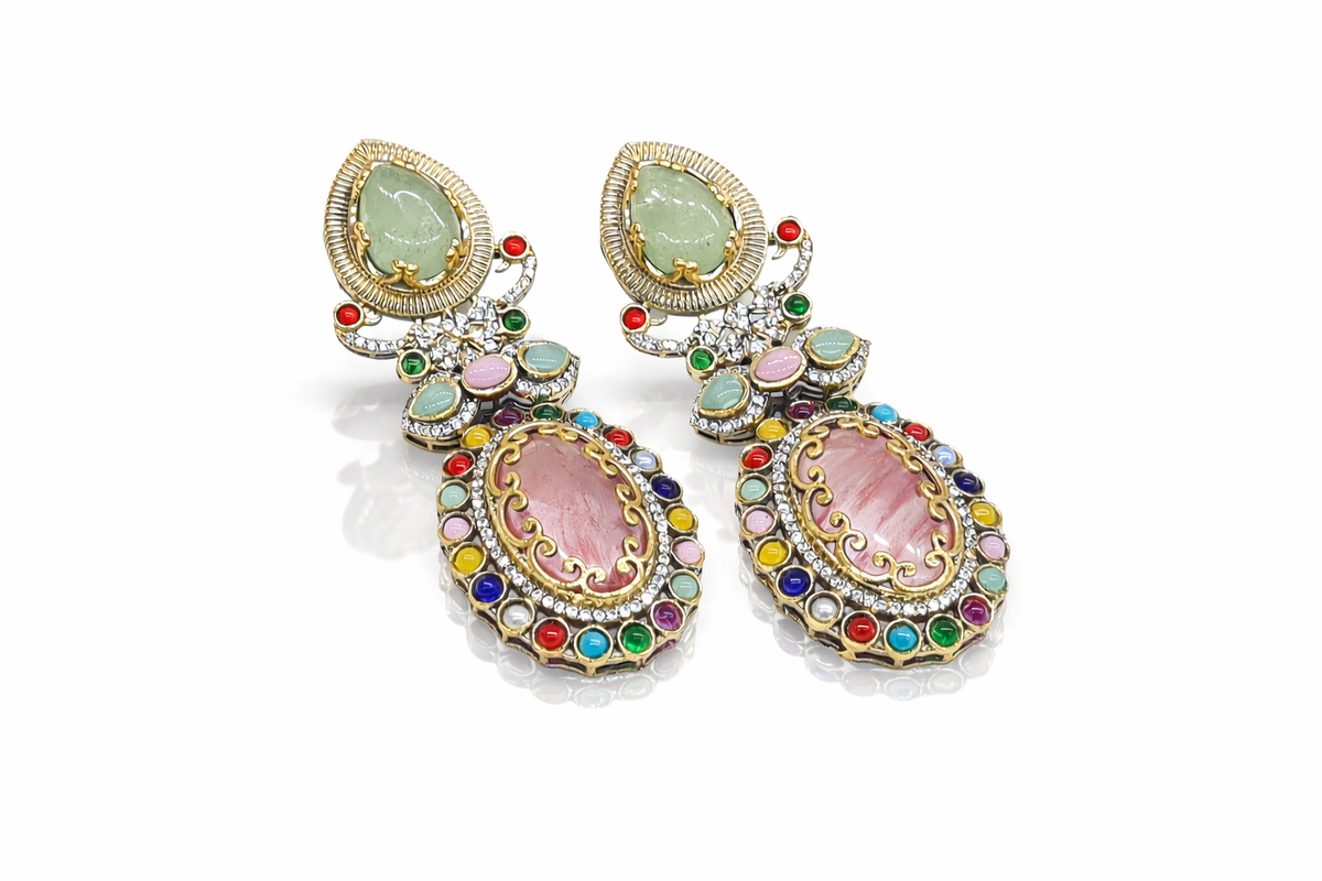 Sabyasachi Earrings 09409 - KRISHNA'S SWETA JEWELLERY