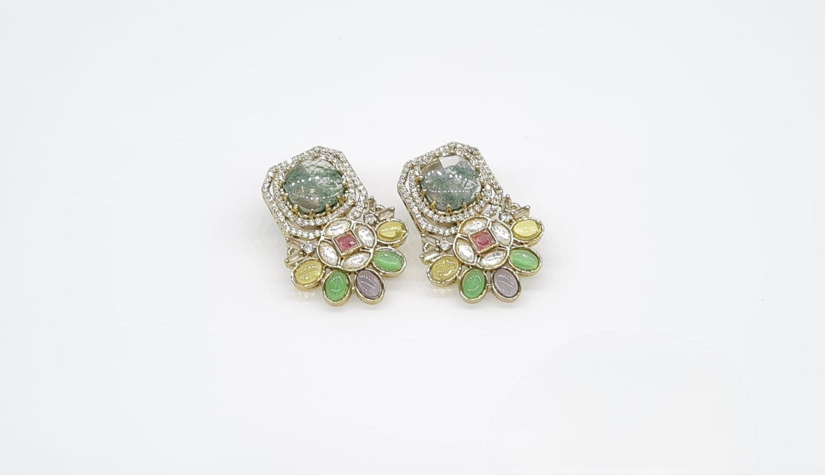 Sabyasachi Earrings 09410 - KRISHNA'S SWETA JEWELLERY