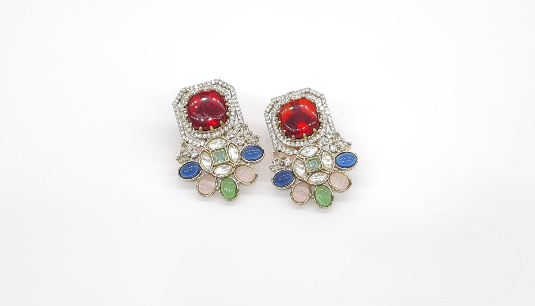 Sabyasachi Earrings 09410 - KRISHNA'S SWETA JEWELLERY