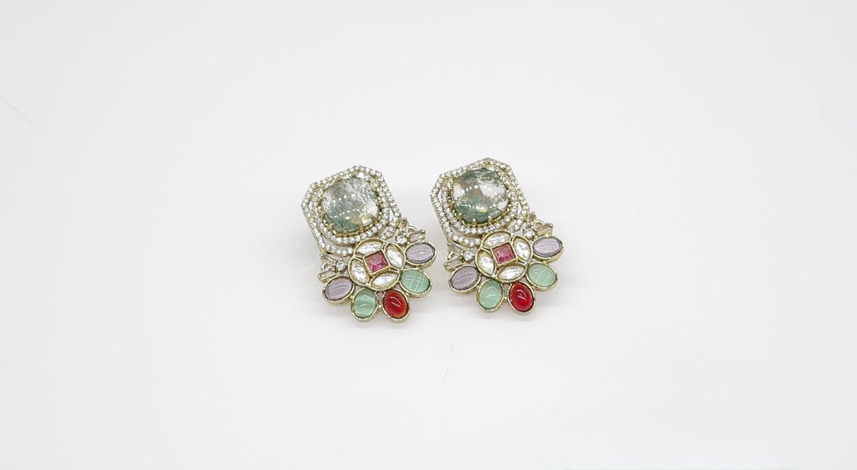 Sabyasachi Earrings 09410 - KRISHNA'S SWETA JEWELLERY
