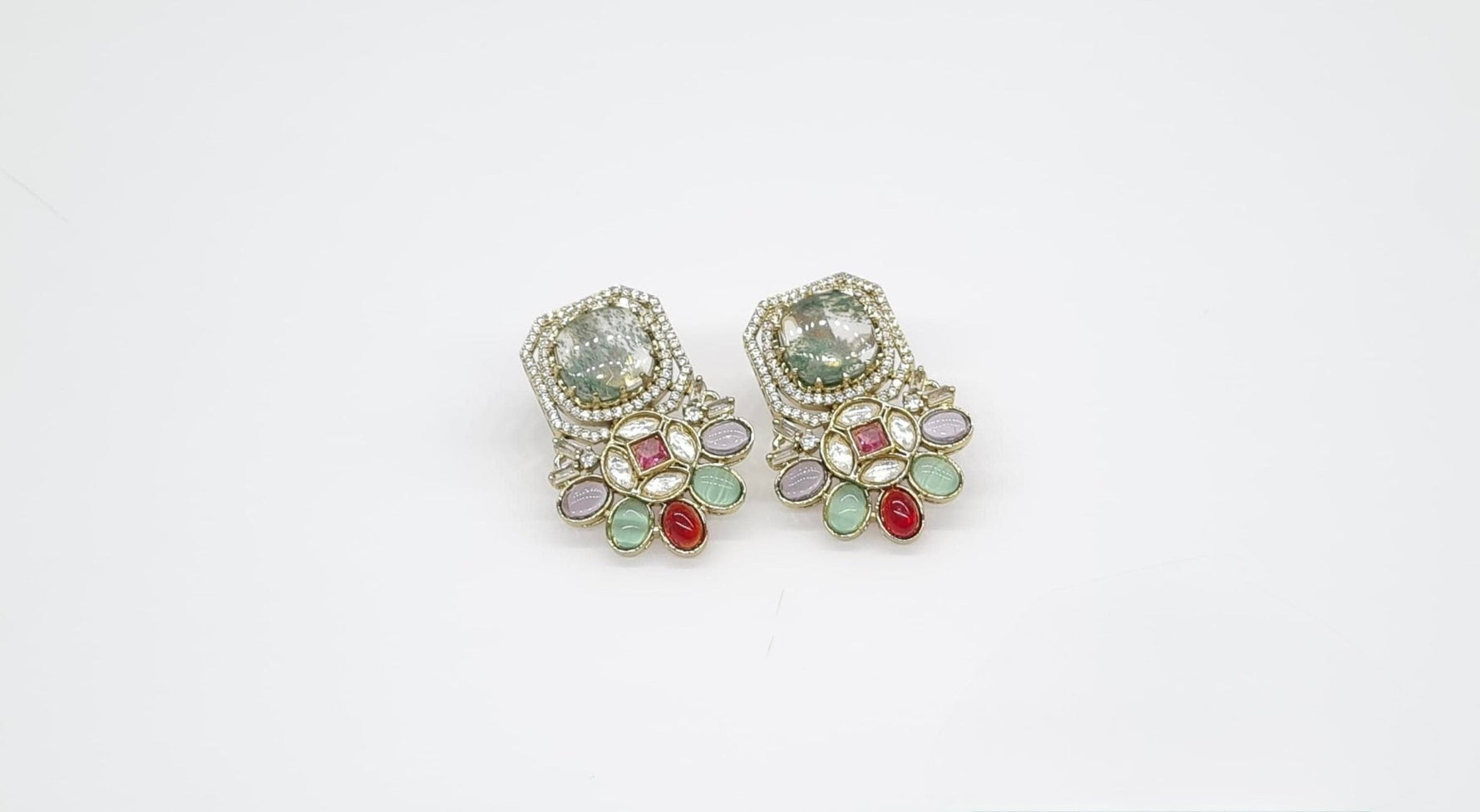 Sabyasachi Earrings 09410 - KRISHNA'S SWETA JEWELLERY