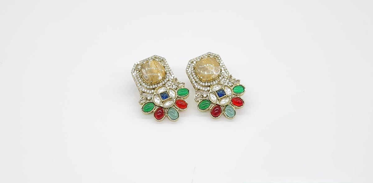 Sabyasachi Earrings 09410 - KRISHNA'S SWETA JEWELLERY
