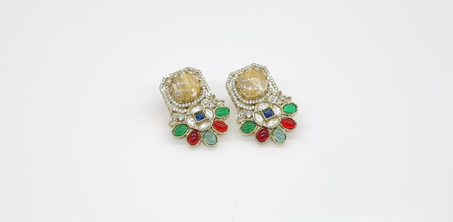Sabyasachi Earrings 09410 - KRISHNA'S SWETA JEWELLERY