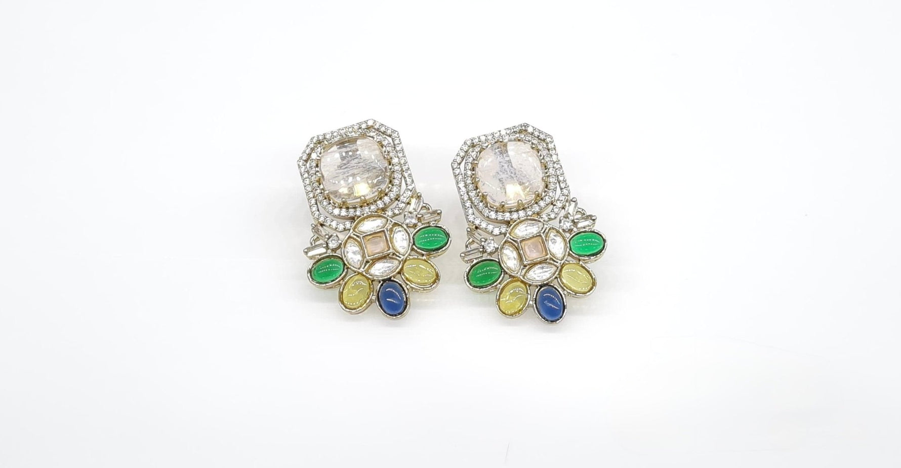 Sabyasachi Earrings 09410 - KRISHNA'S SWETA JEWELLERY