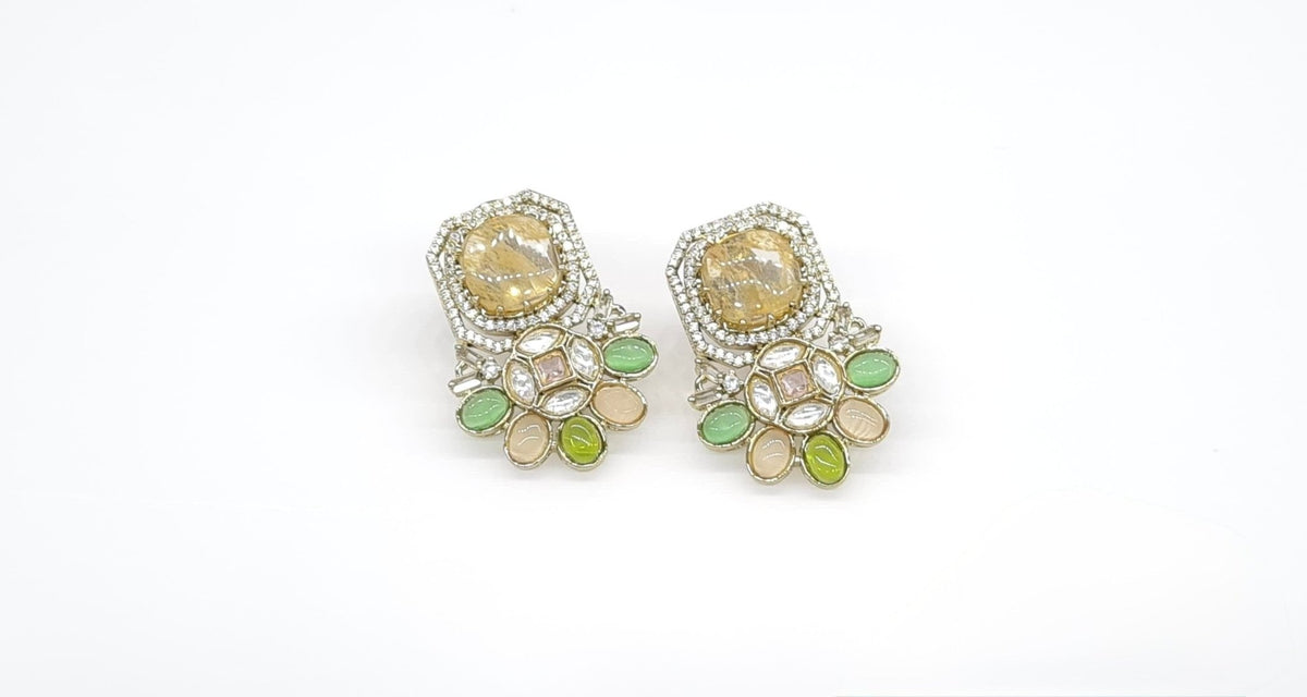 Sabyasachi Earrings 09410 - KRISHNA'S SWETA JEWELLERY