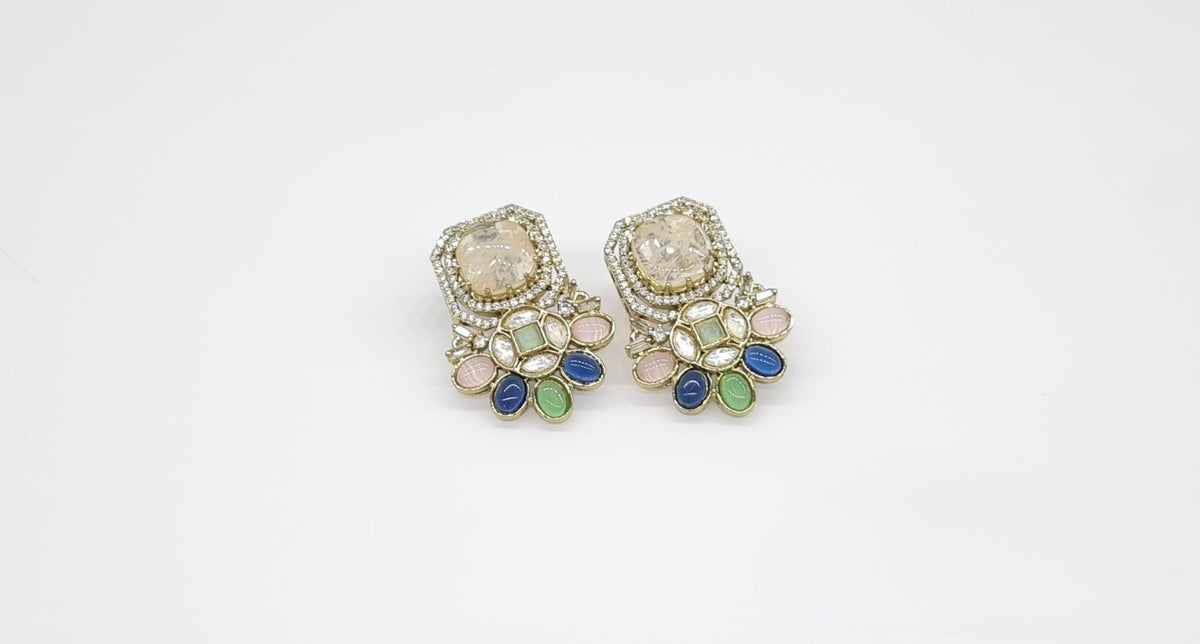 Sabyasachi Earrings 09410 - KRISHNA'S SWETA JEWELLERY
