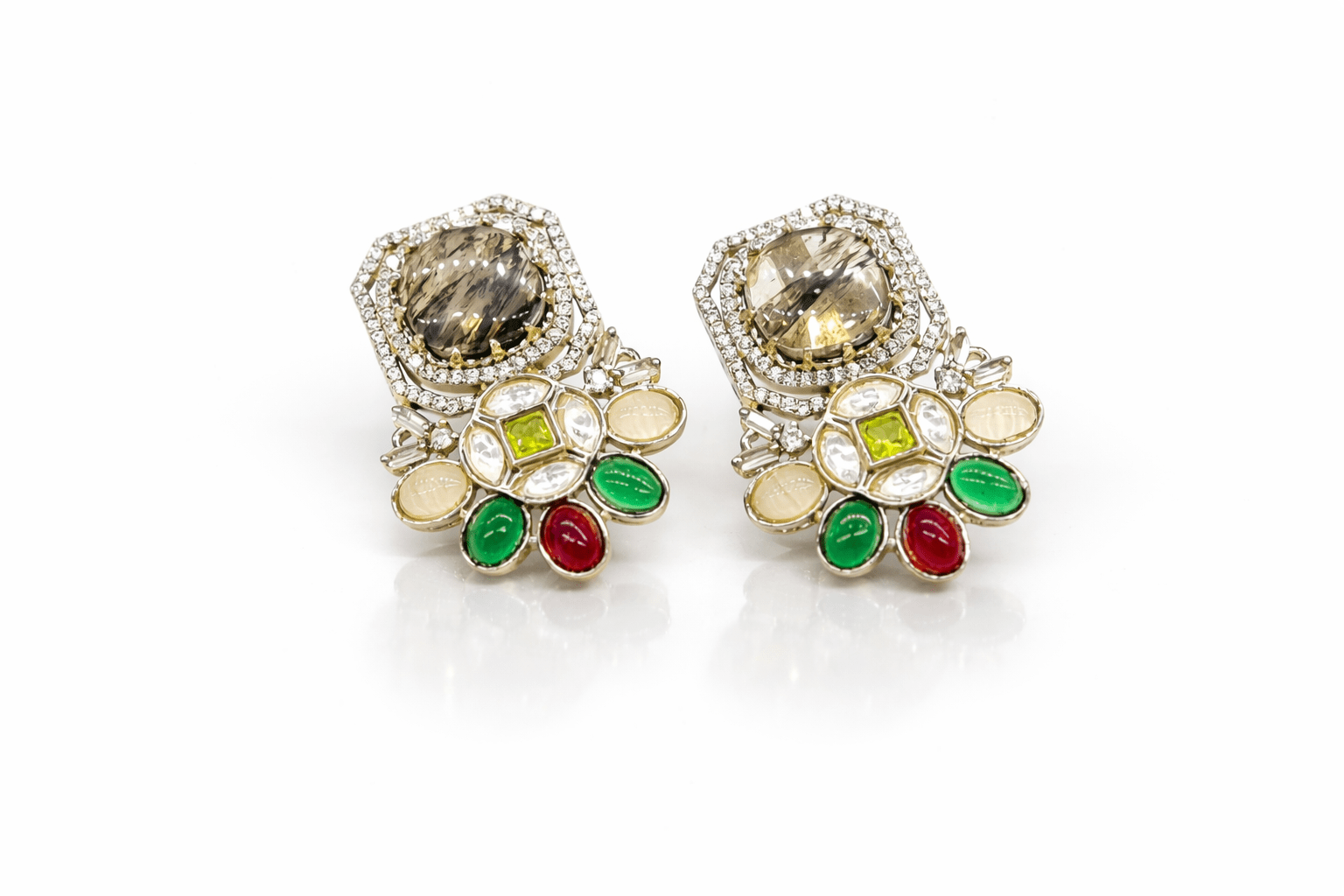 Sabyasachi Earrings 09410 - KRISHNA'S SWETA JEWELLERY