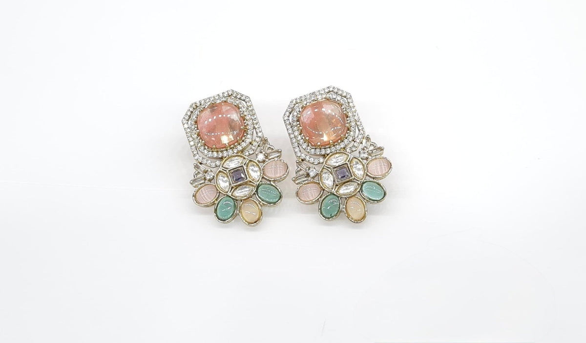 Sabyasachi Earrings 09410 - KRISHNA'S SWETA JEWELLERY