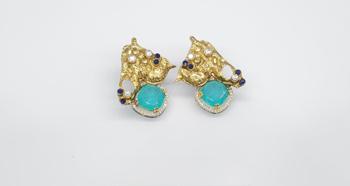 Sabyasachi Earrings 09411 - KRISHNA'S SWETA JEWELLERY