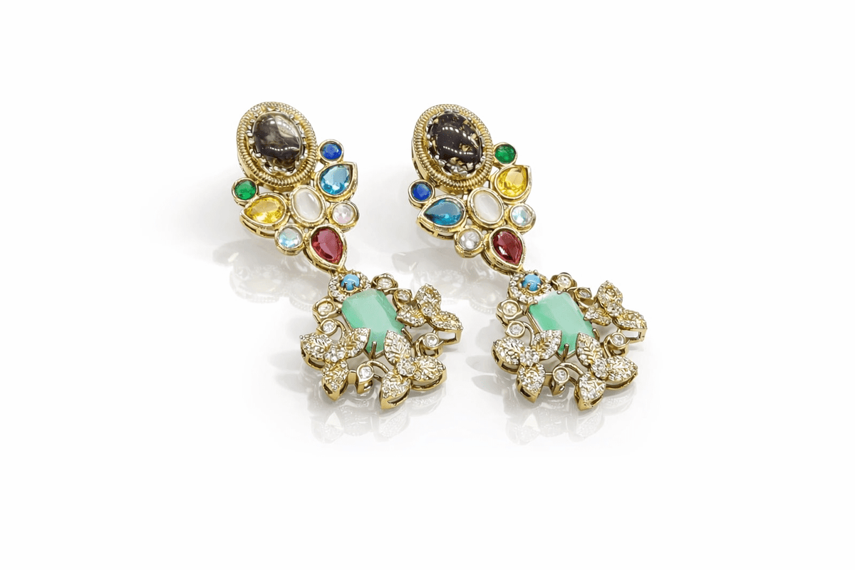 Sabyasachi Earrings 09412 - KRISHNA'S SWETA JEWELLERY