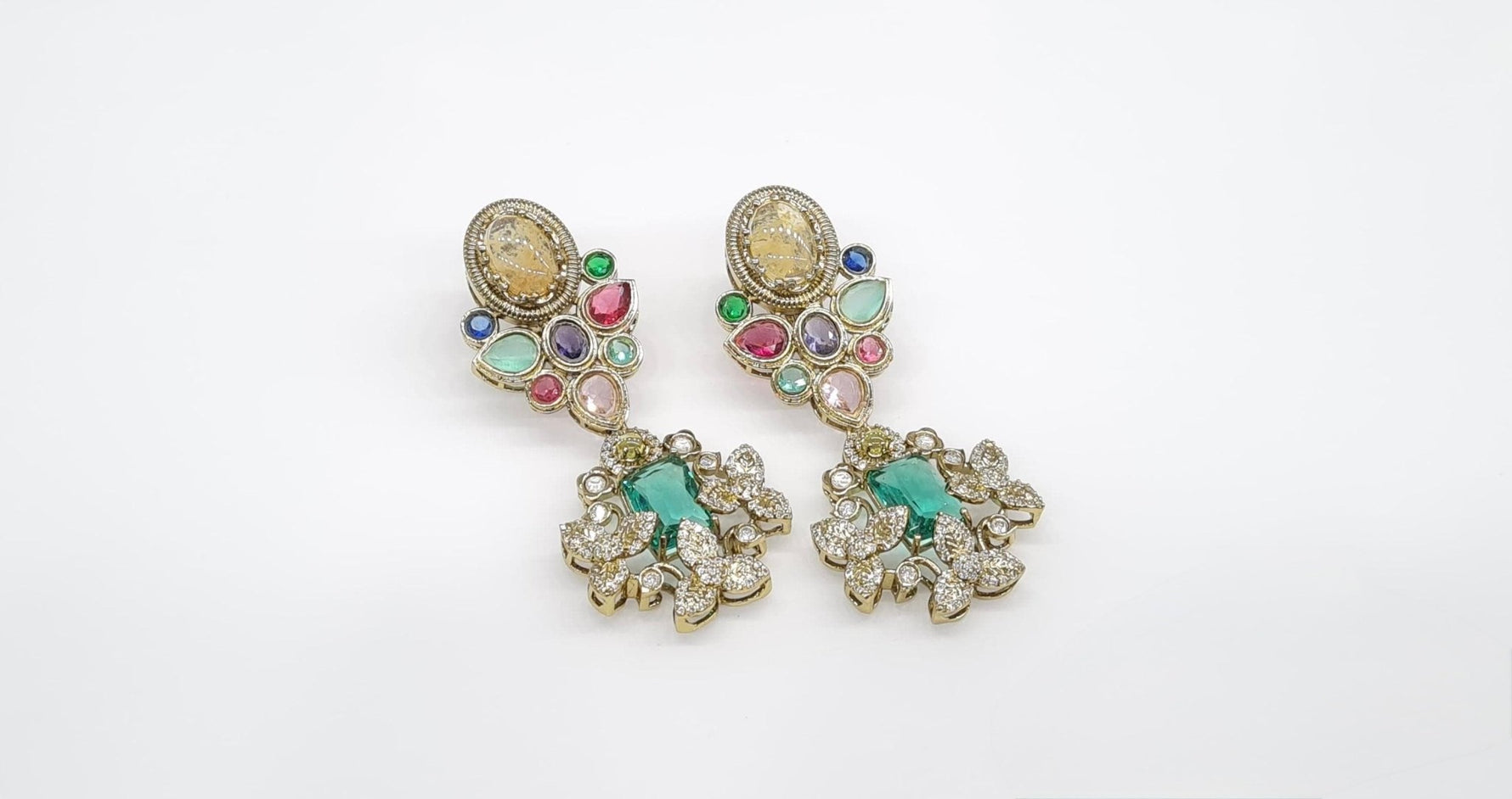 Sabyasachi Earrings 09412 - KRISHNA'S SWETA JEWELLERY