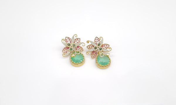 Sabyasachi Earrings 11403 - KRISHNA'S SWETA JEWELLERY