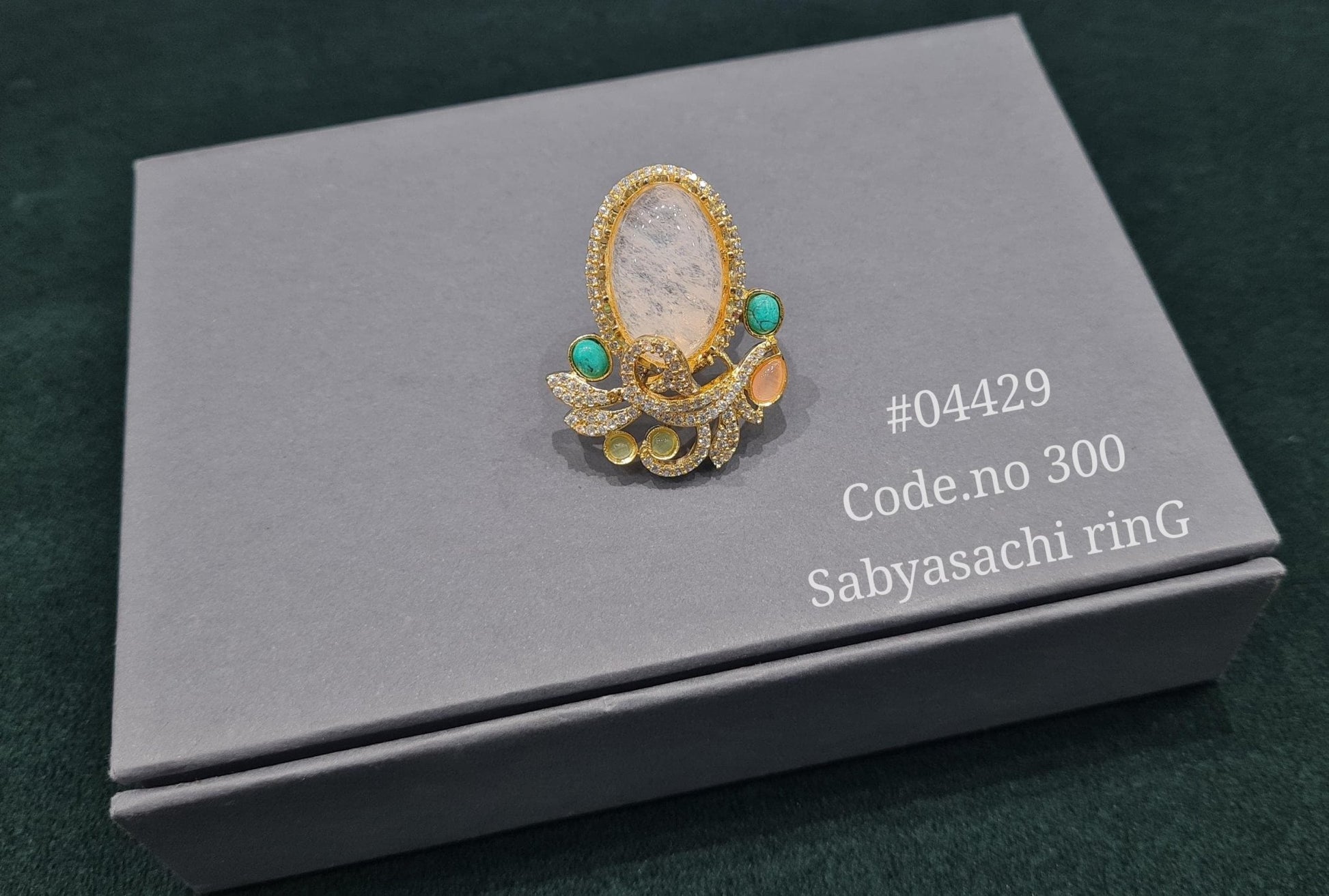 Sabyasachi Fingerring 04429 - KRISHNA'S SWETA JEWELLERY