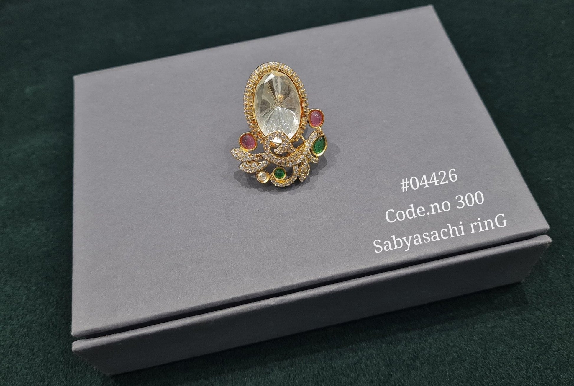 Sabyasachi Fingerring 04429 - KRISHNA'S SWETA JEWELLERY