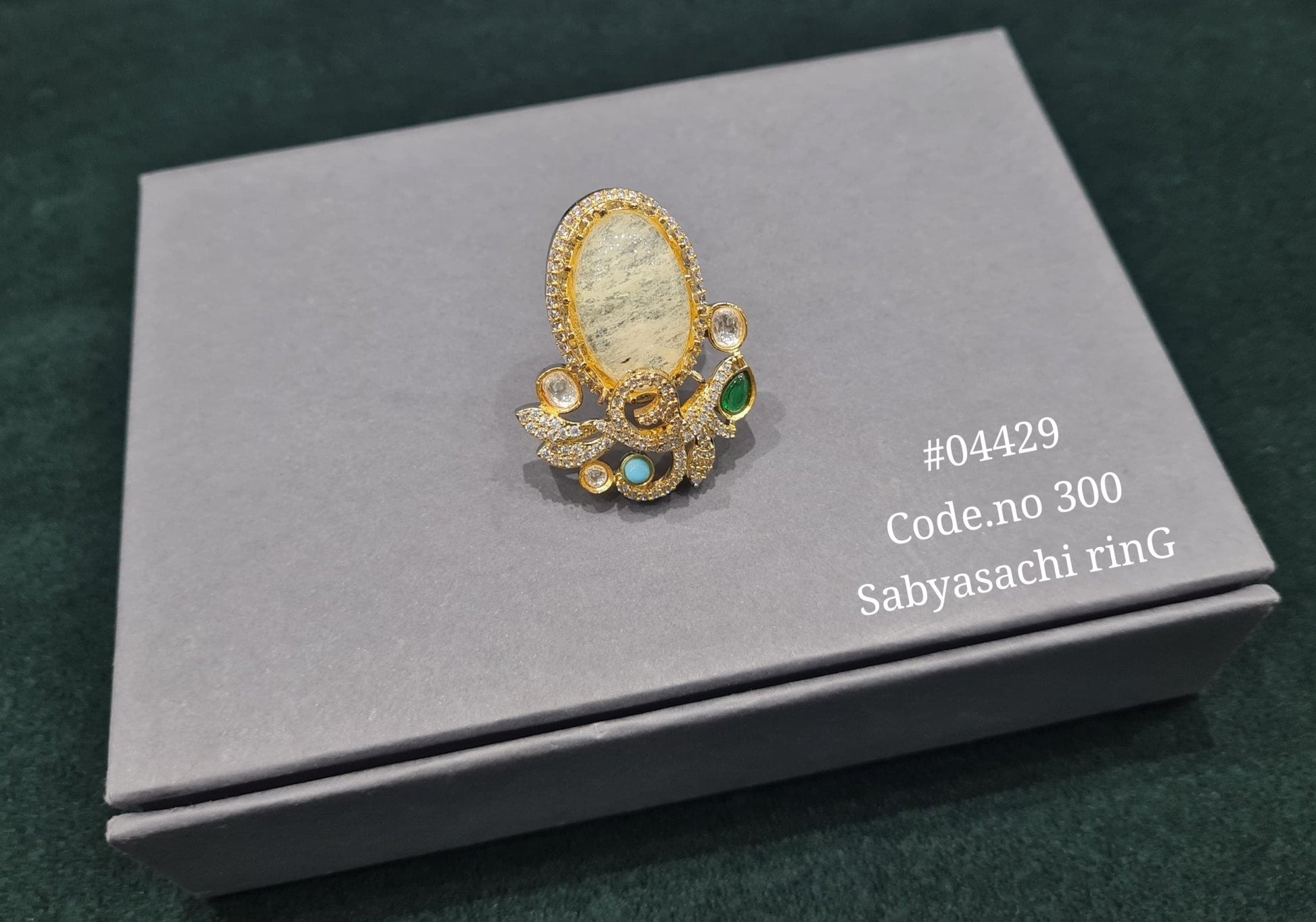 Sabyasachi Fingerring 04429 - KRISHNA'S SWETA JEWELLERY