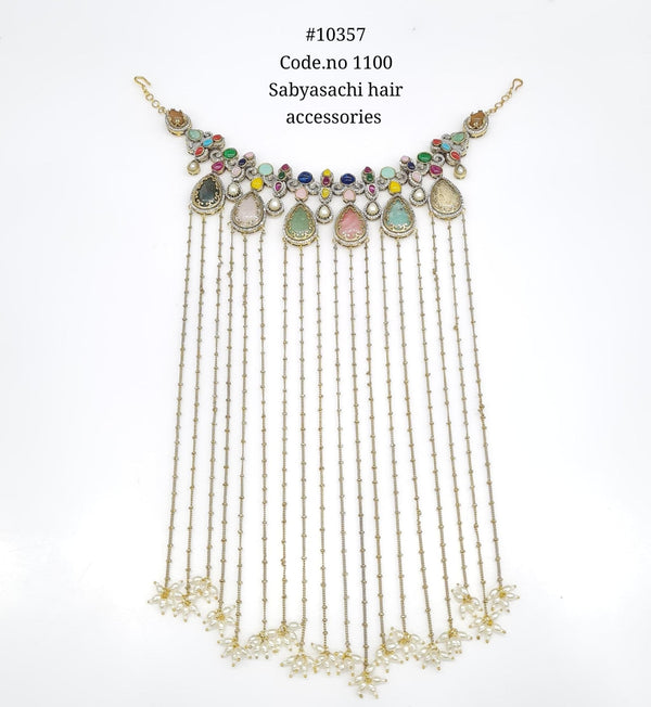 Sabyasachi Jhoomar 10357 - KRISHNA'S SWETA JEWELLERY