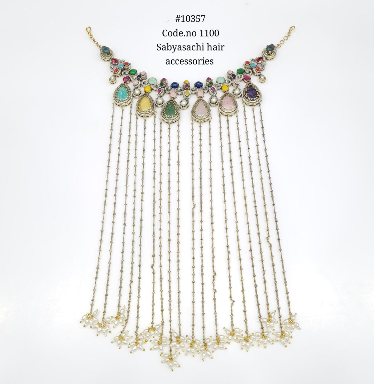 Sabyasachi Jhoomar 10357 - KRISHNA'S SWETA JEWELLERY