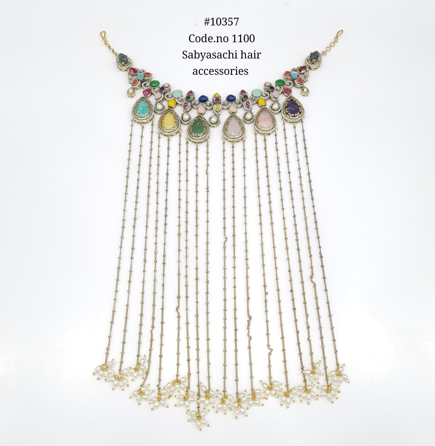 Sabyasachi Jhoomar 10357 - KRISHNA'S SWETA JEWELLERY
