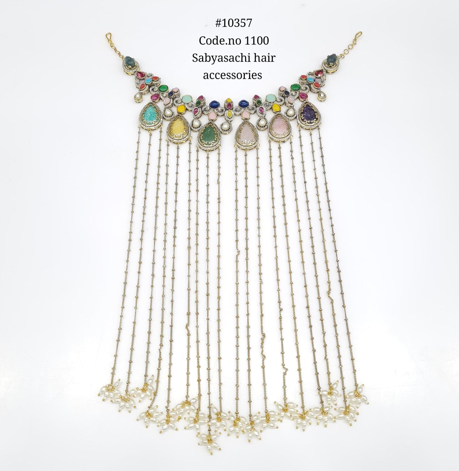 Sabyasachi Jhoomar 10357 - KRISHNA'S SWETA JEWELLERY