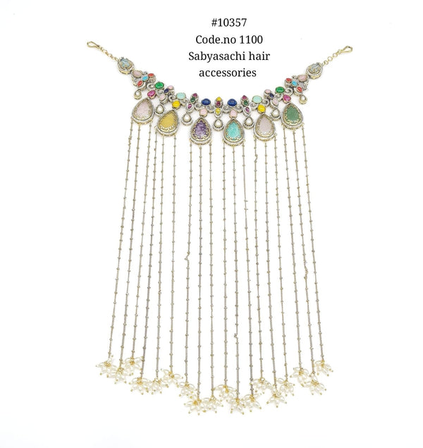 Sabyasachi Jhoomar 10357 - KRISHNA'S SWETA JEWELLERY