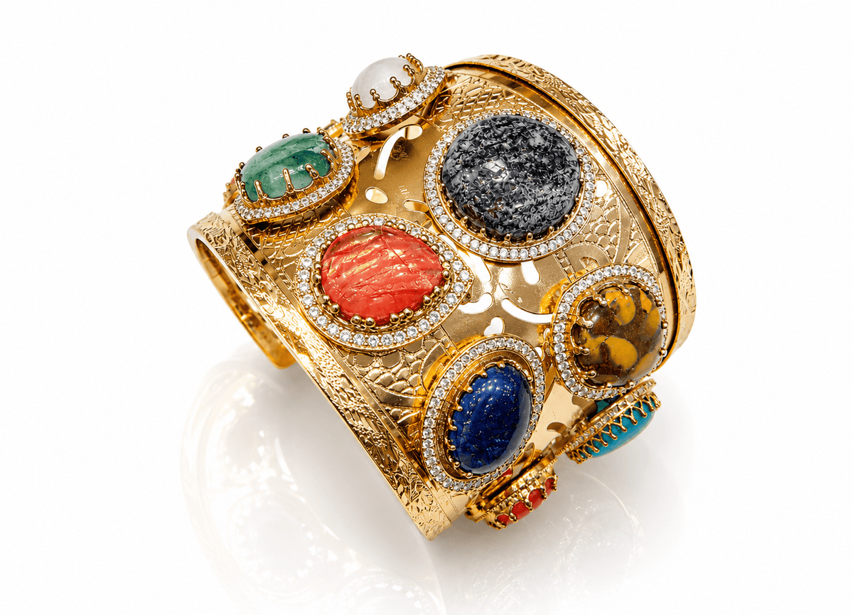 Sabyasachi Kada 10086 - KRISHNA'S SWETA JEWELLERY
