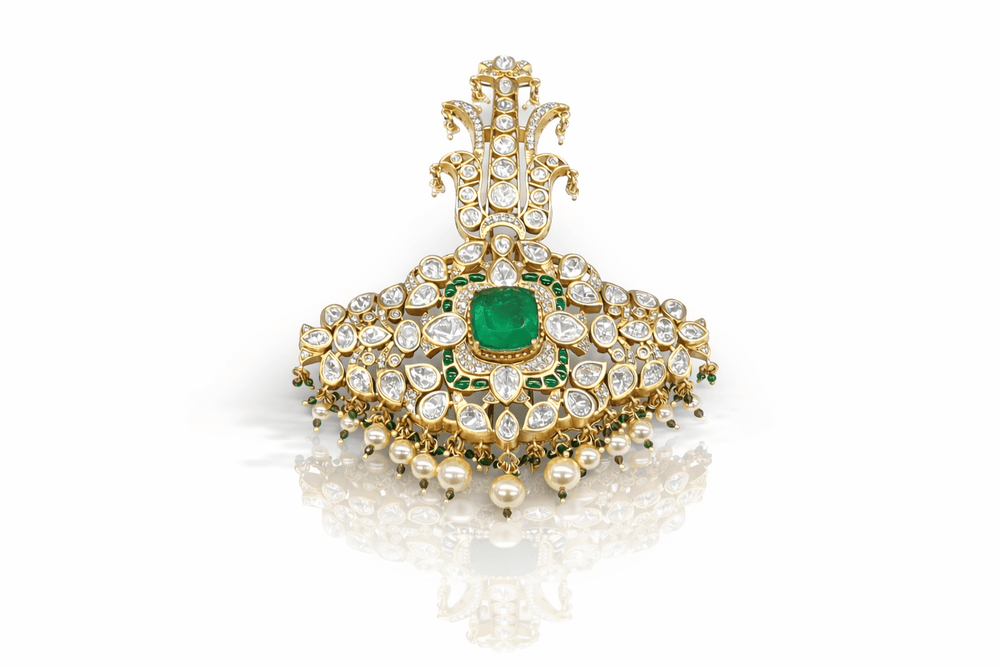 Sabyasachi Kalangi 09440 - KRISHNA'S SWETA JEWELLERY