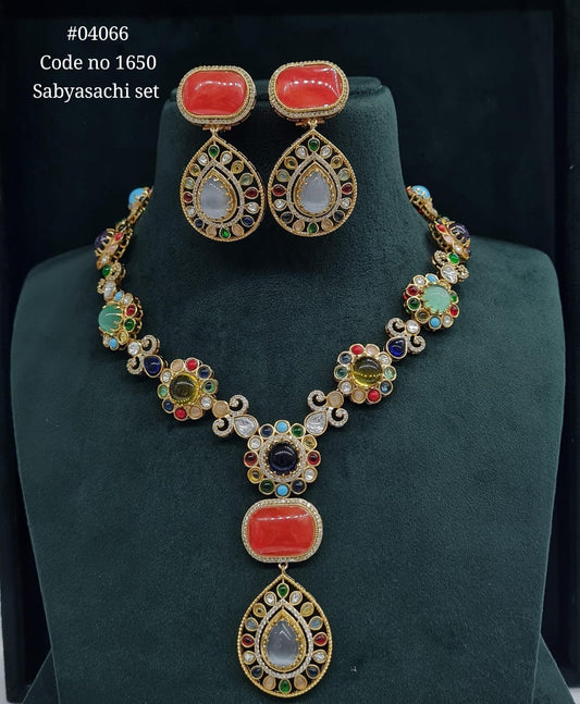 Sabyasachi Long 04066 - KRISHNA'S SWETA JEWELLERY