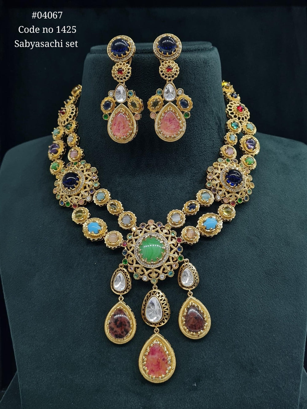 Sabyasachi Long 04067 - KRISHNA'S SWETA JEWELLERY