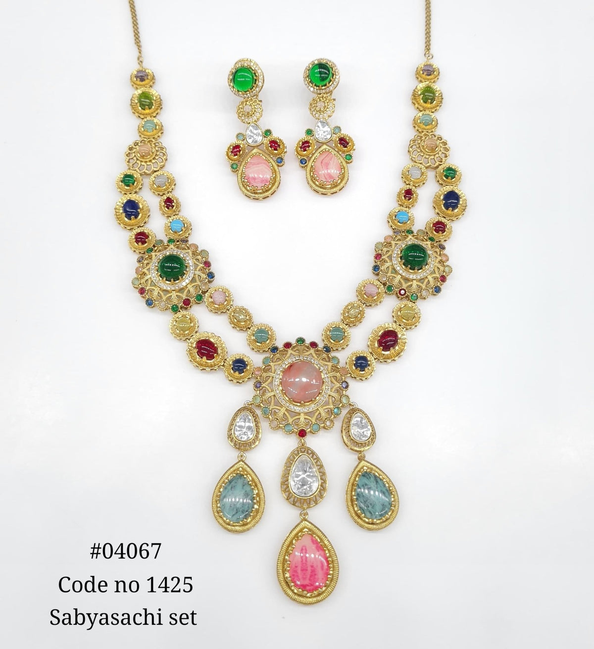 Sabyasachi Long 04067 - KRISHNA'S SWETA JEWELLERY